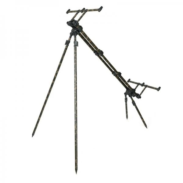 Fox Ranger MK2 4-Rod Camo Rodpod Inclusief Tas - Afbeelding 3