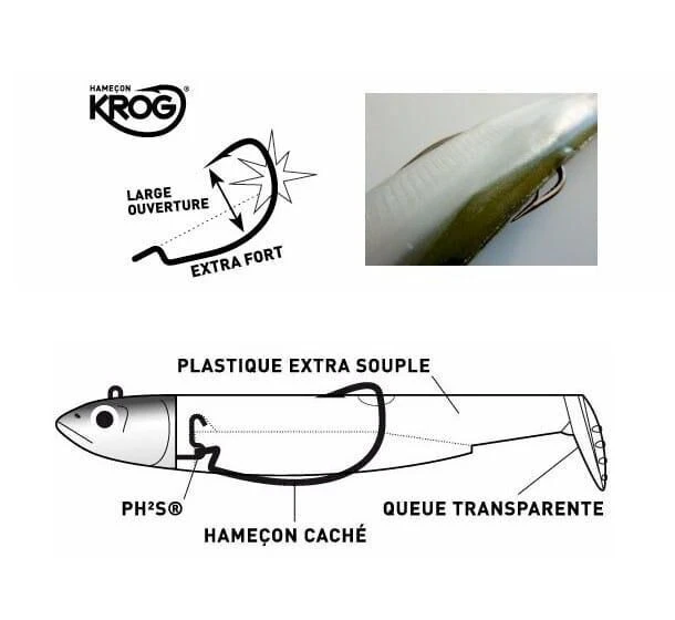 Fiiish Black Minnow 120 KROG Haak - Afbeelding 2